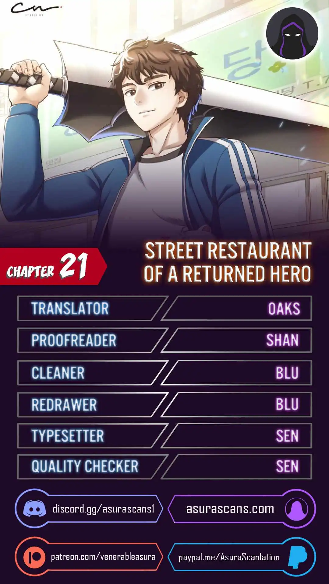 Street Restaurant of a Returned Hero Chapter 21 1